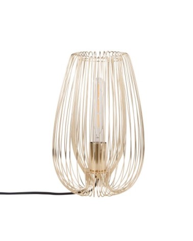 Lampe à poser en métal H33cm or