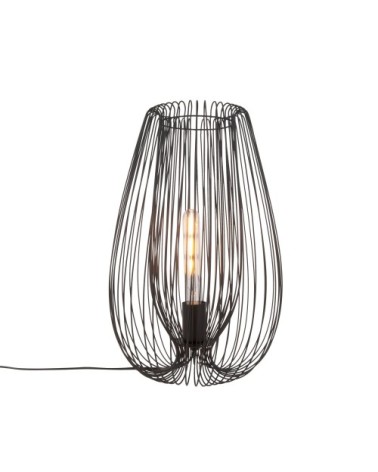 Lampe à poser en métal H45cm noir