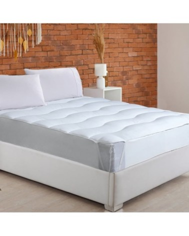 Surmatelas microfibre confort et protège matelas 90x190 cm