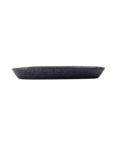 Plateau en grès noir 38cm