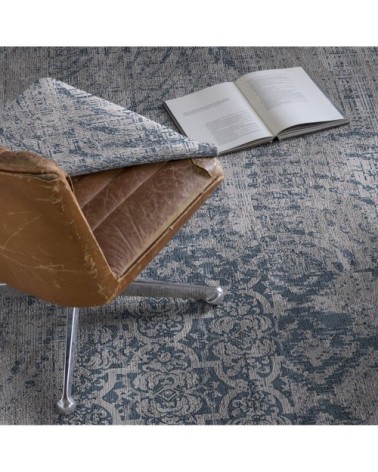 Tapis décoratif en coton impression digital dessin dégradé 120x170 cm