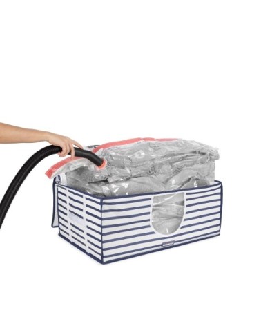 Housse de rangement sous vide XXL 65 x 45 x H.27 cm