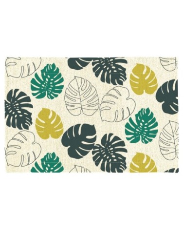 Tapis de bain en coton imprimé 50x70cm