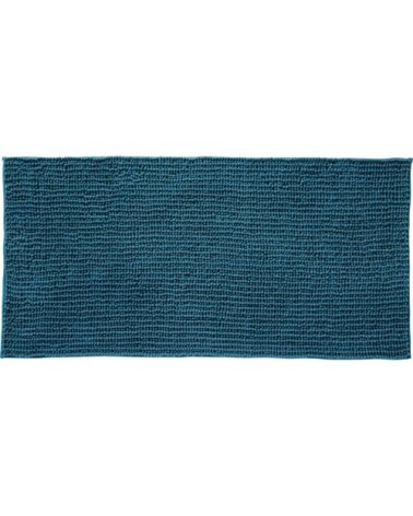 Tapis de bain en polyester uni canard 60x120cm