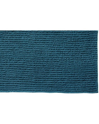 Tapis de bain en polyester uni canard 60x120cm