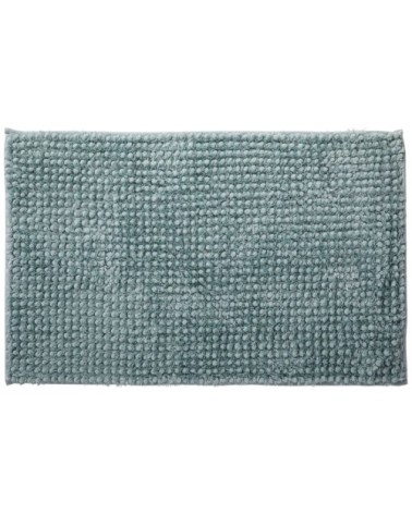 Tapis de bain en polyester uni topaze 50x80cm