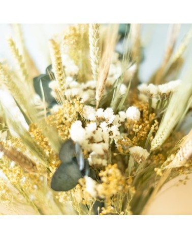 Bouquet de fleurs séchées naturel et champêtre