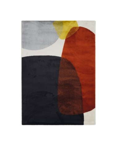 Tapis lumineux motifs formes abstraites multicolore 133x180