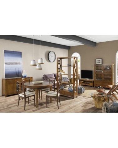 Meuble TV  en bois marron