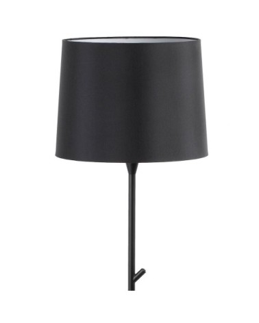 Lampadaire métal noir H154cm