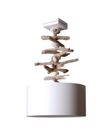 Suspension en bois blanc