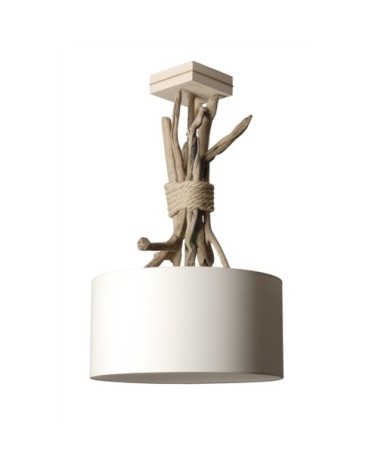 Suspension en bois ivoire