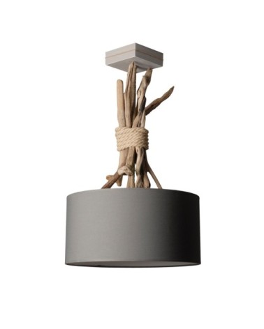 Suspension en bois gris