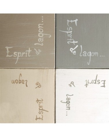 Suspension en bois gris