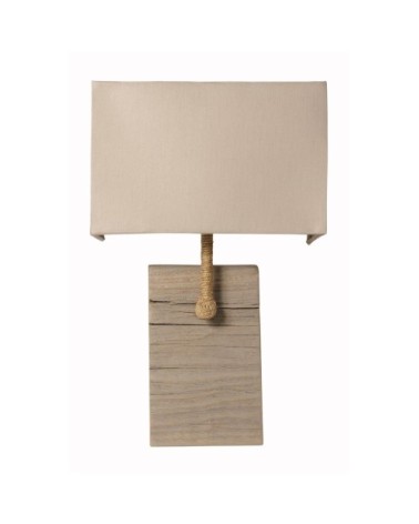 Applique murale en bois taupe