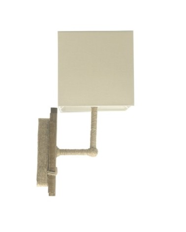 Applique murale en bois blanc cassé