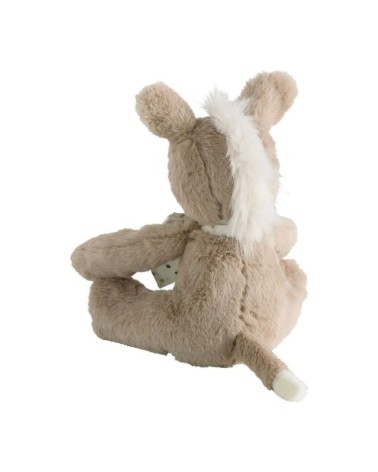 Peluche âne brun