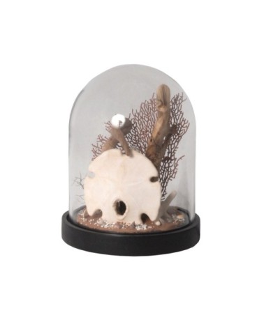 lampe à poser en verre noir