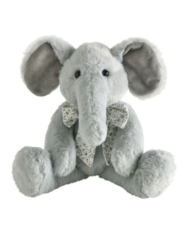 Peluche éléphant gris