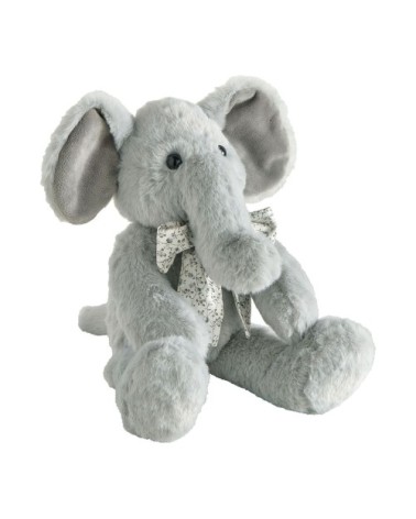 Peluche éléphant gris