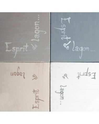 Lampe à poser bois recyclé en bois ivoire