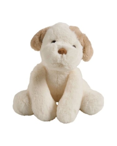 Peluche chien beige