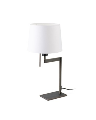 Lampe en métal avec abat-jour H55cm