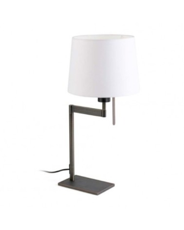 Lampe en métal avec abat-jour H55cm