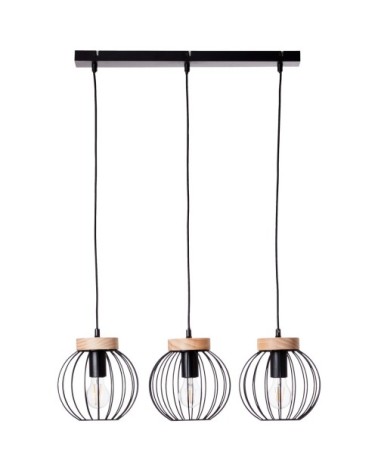 Suspension en métal noir