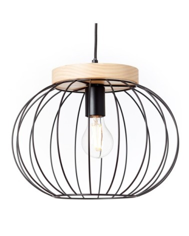 Suspension en métal noir