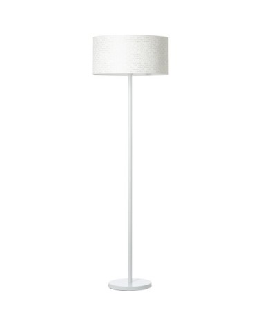 Lampadaire en bois blanc