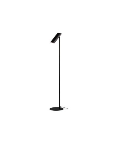 Liseuse led noir acier H110cm