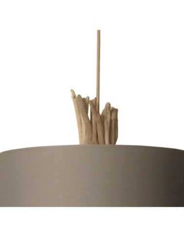 Suspension en bois recyclé gris