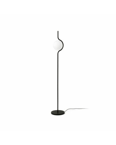 Lampadaire aluminium noir mat led