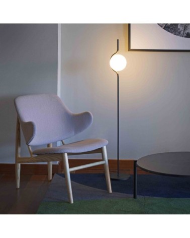 Lampadaire aluminium noir mat led