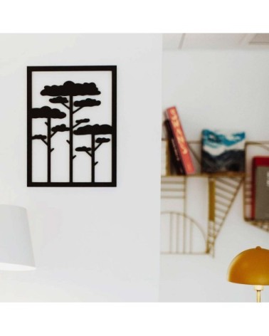 Tableau en bois noir pins 28x37,5cm