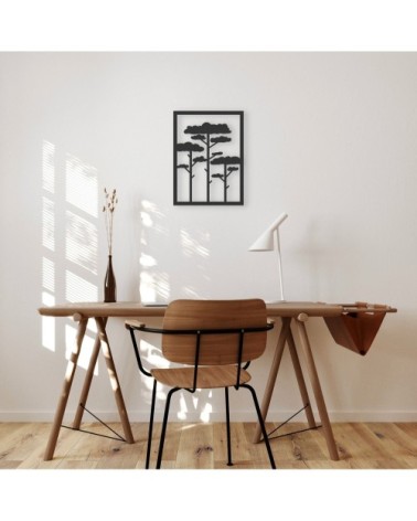 Tableau en bois noir pins 28x37,5cm