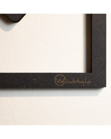 Tableau en bois noir versant 28x37,5cm