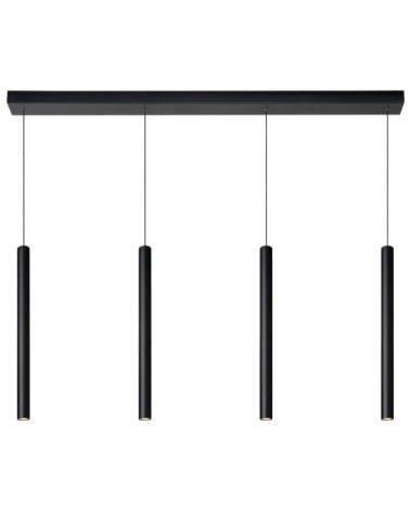 Suspension en aluminium noir