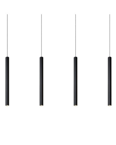 Suspension en aluminium noir