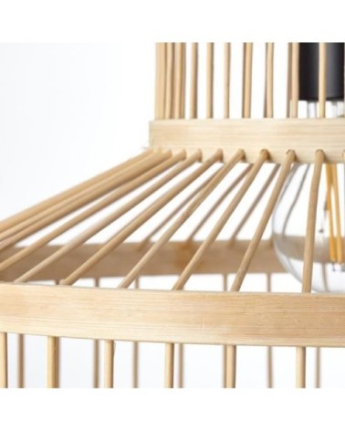 Suspension en bamboo naturel