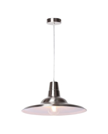 Suspension en métal argenté