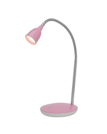 Lampe acrylique rose led