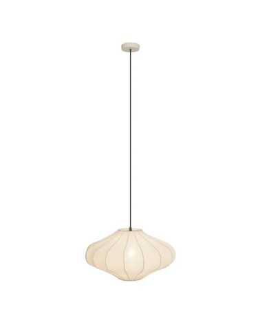 Suspension Japandi beige tissu 50 cm