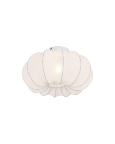 Plafonnier Japandi blanc 37 cm