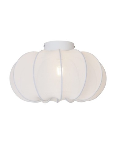Plafonnier Japandi blanc 37 cm