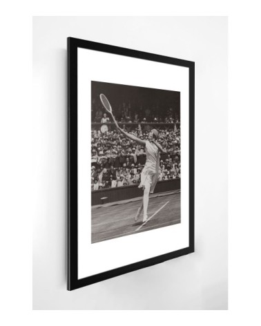 Photo ancienne noir et blanc tennis n°11 alu 40x60cm