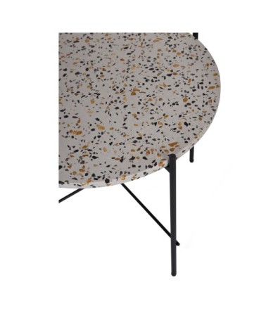 Table d'appoint en terrazzo ?63 gris