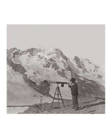 Photo ancienne noir et blanc montagne n°59 alu 70x70cm