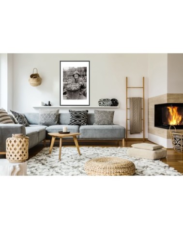 Photo ancienne noir et blanc pêche n°81 alu 70x105cm